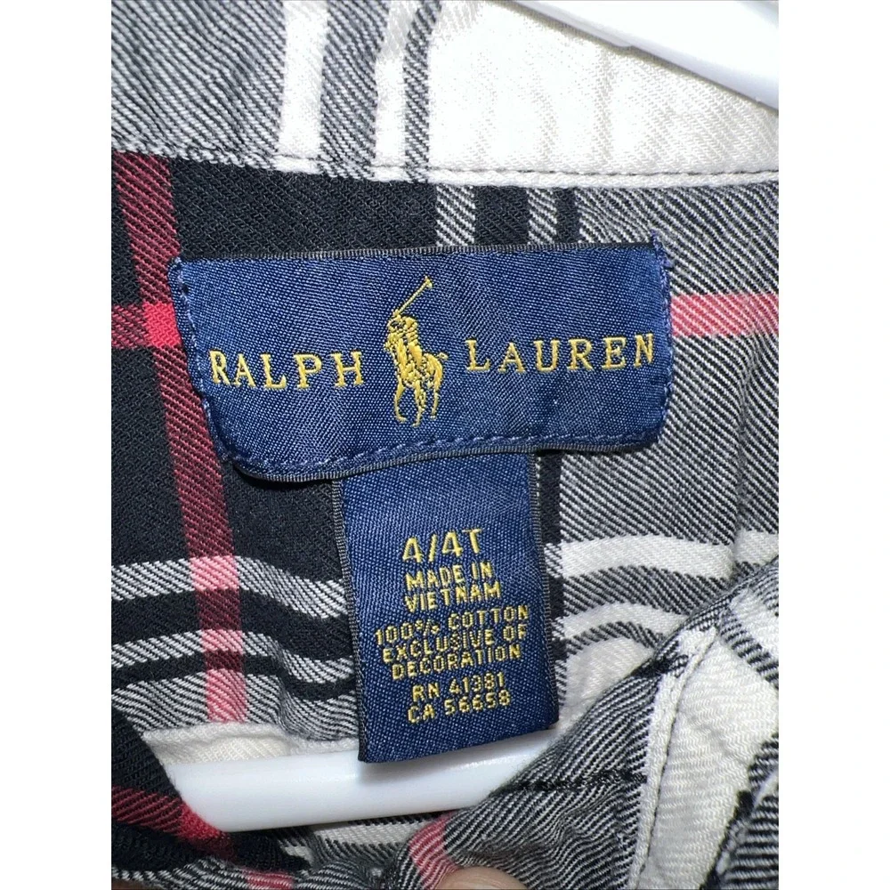 Boys 4T Polo Ralph Lauren Long Sleeve Shirt Back To School